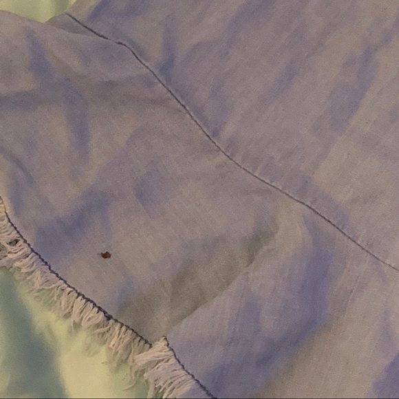 denim chambray wrap mini skirt - Picture 4 of 4